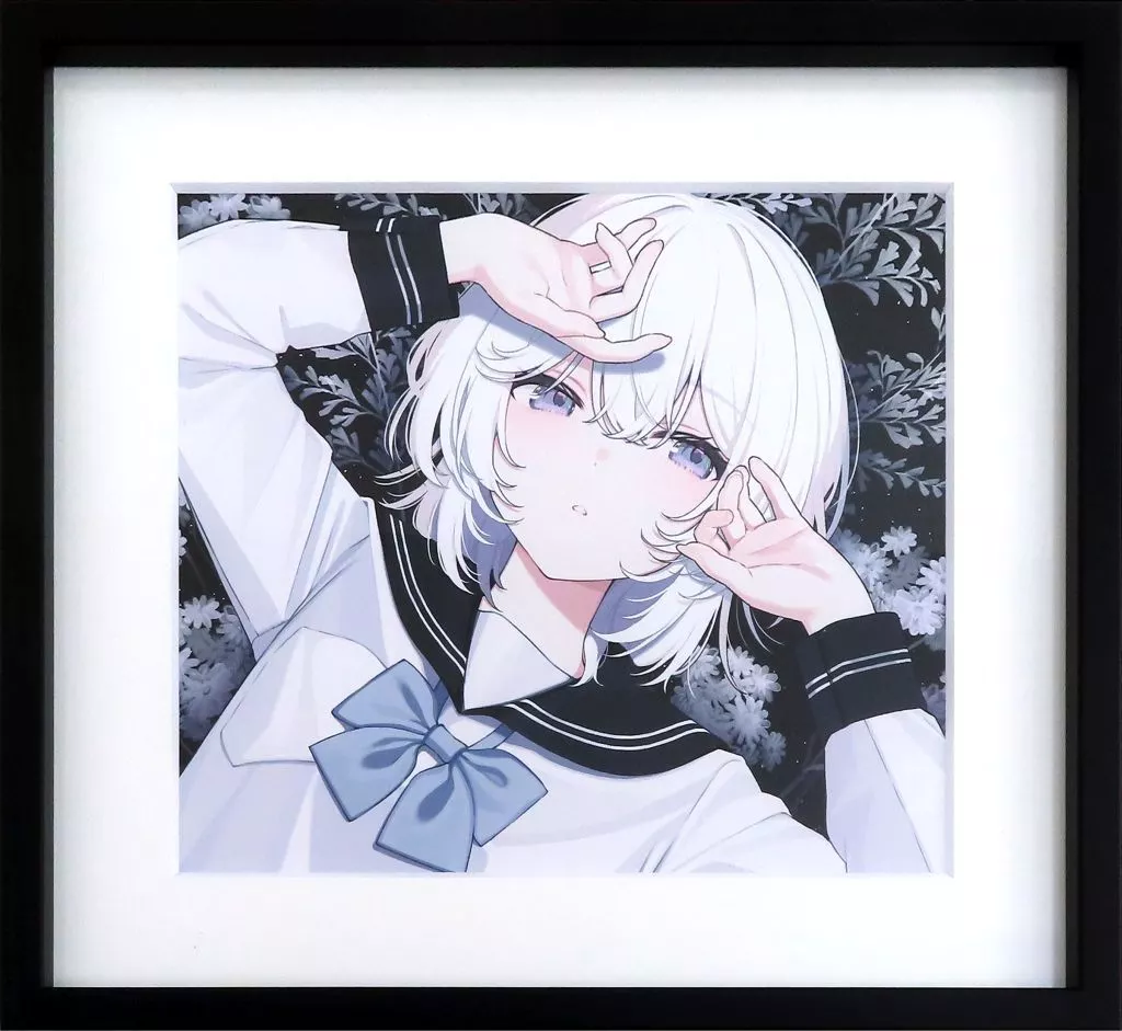 セル画・原画　付属品付)しぐれうい 5th Anniversary Project 複製原画「無色」（A4）