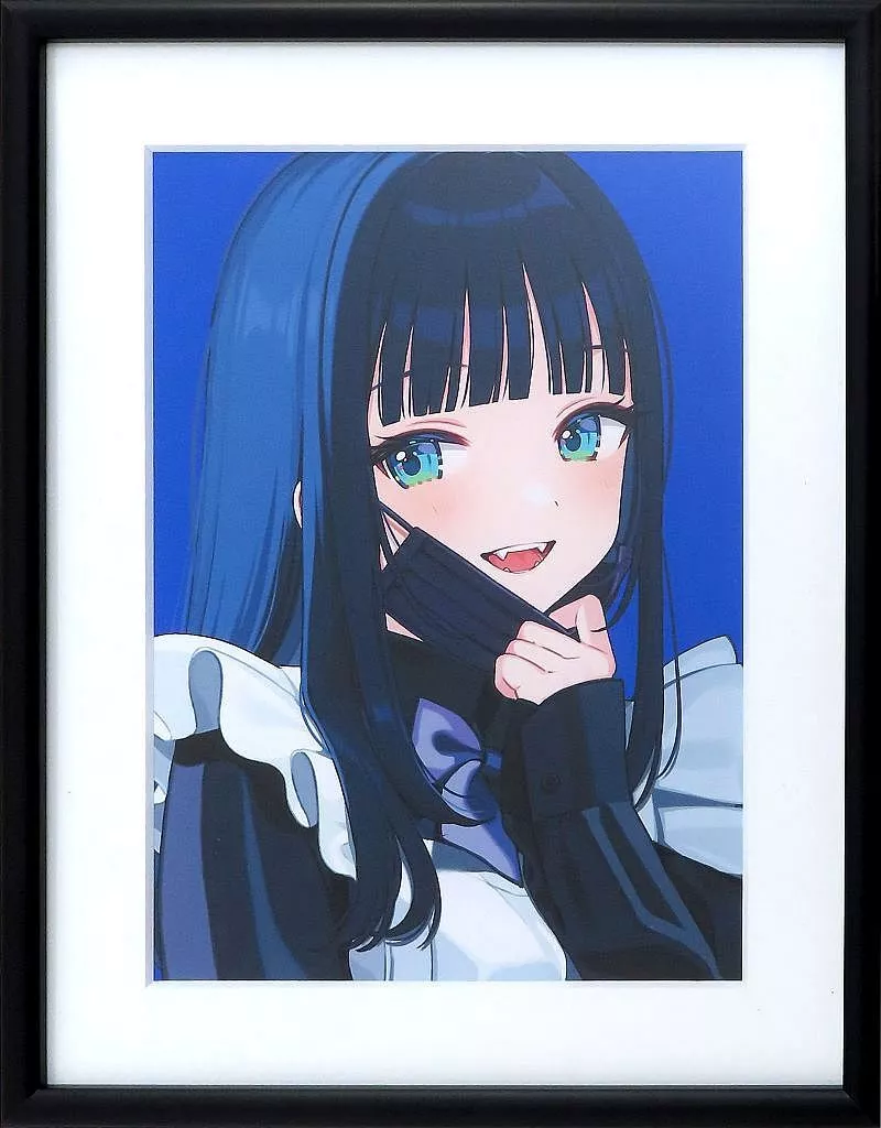 セル画・原画　付属品付)しぐれうい 5th Anniversary Project 複製原画「秘密（B）」（A4）