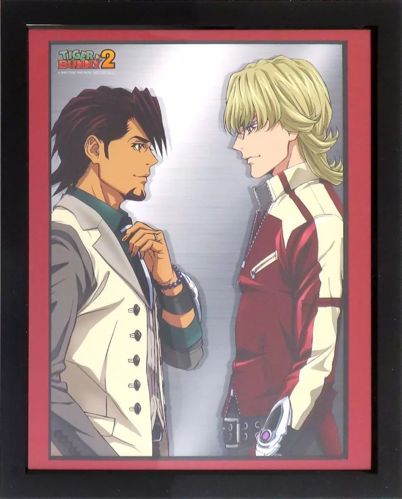 付属品付)TIGER ＆ BUNNY 2 Blu-ray Amazon全巻購入特典 キャラファイングラフ 虎徹 バーナビー