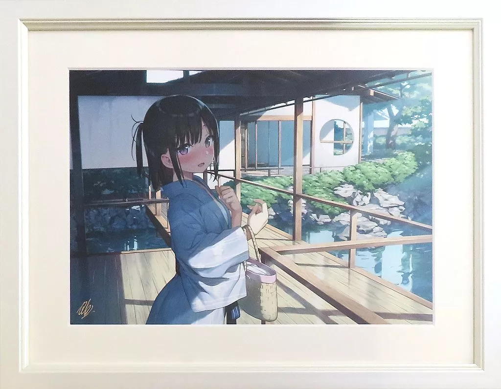 セル画・原画　サイン入)カントク イラスト 複製原画