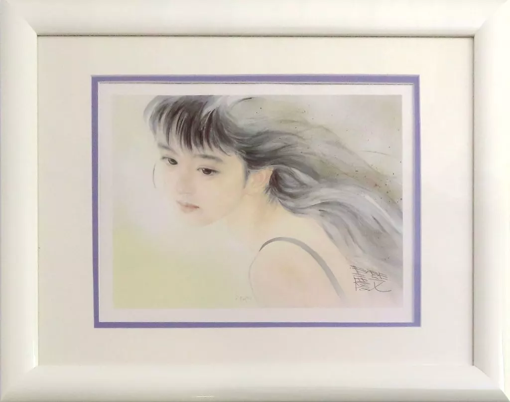 セル画・原画　サイン入)付属品付)おおた慶文 複製原画 気流