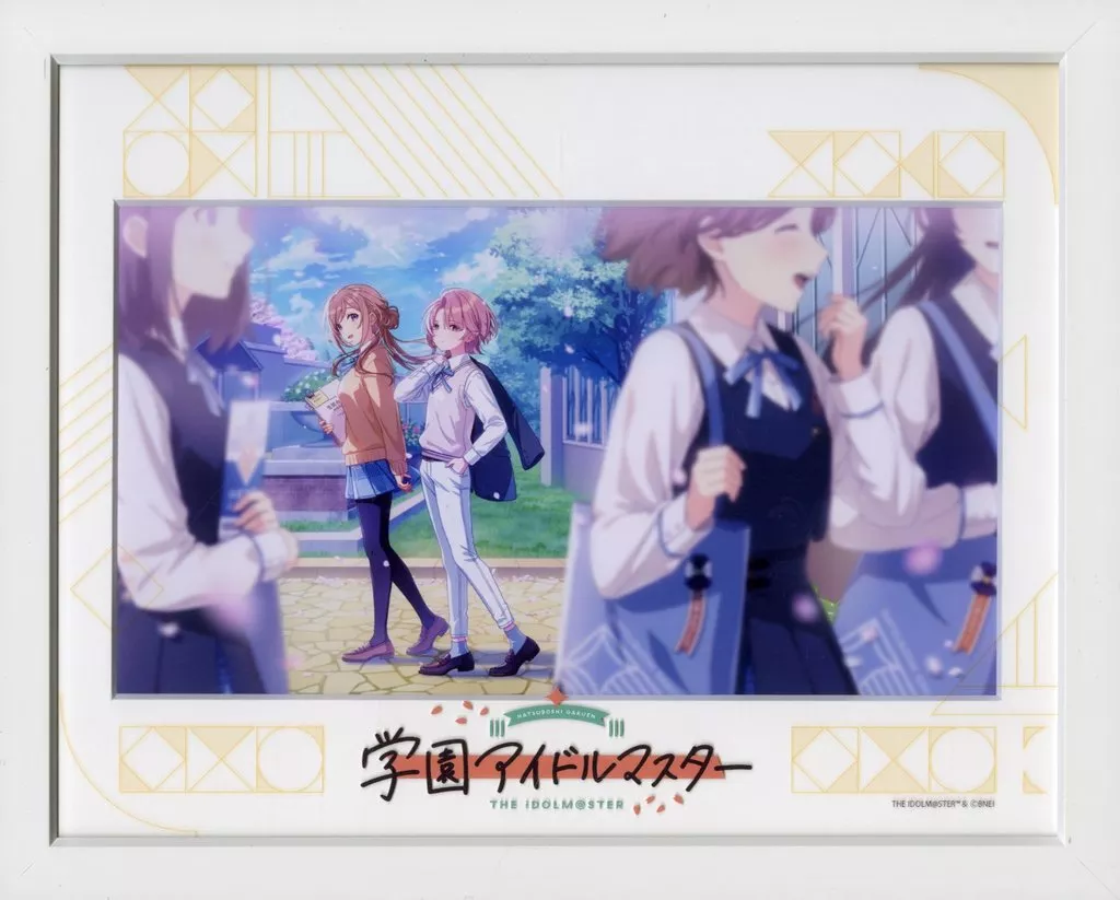 セル画・原画　付属品付)学園アイドルマスター キャラファイングラフ 01 次の桜の季節には。