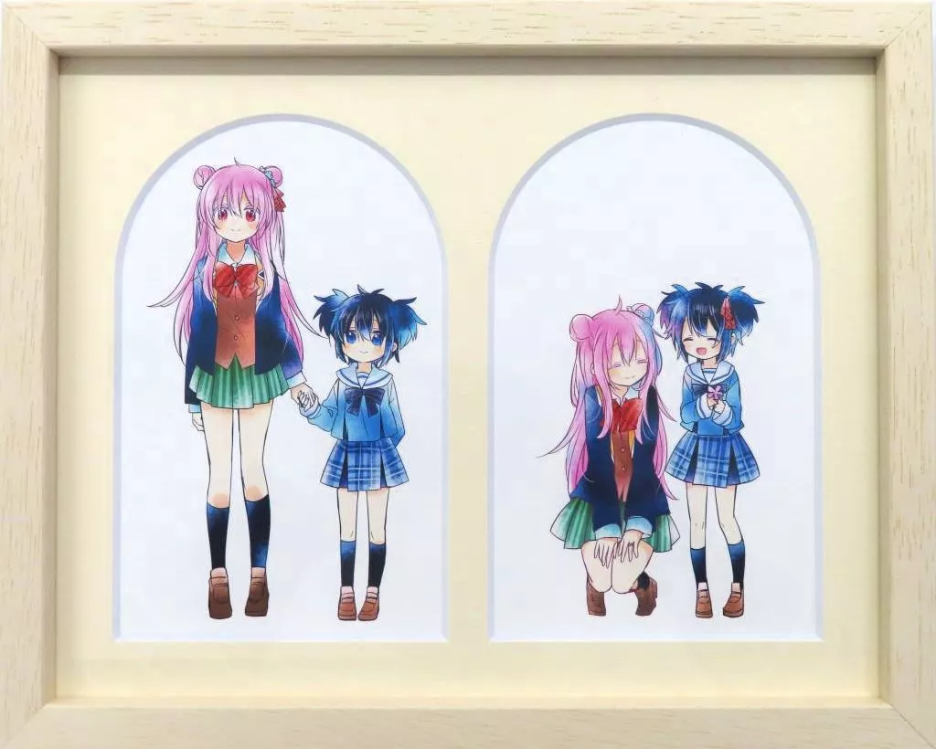 原画イラストボード　付属品付)ハッピーシュガーライフ10th Anniversaryミュージアム「永遠の一瞬を、貴方と。」 複製原画（さとうとしお）