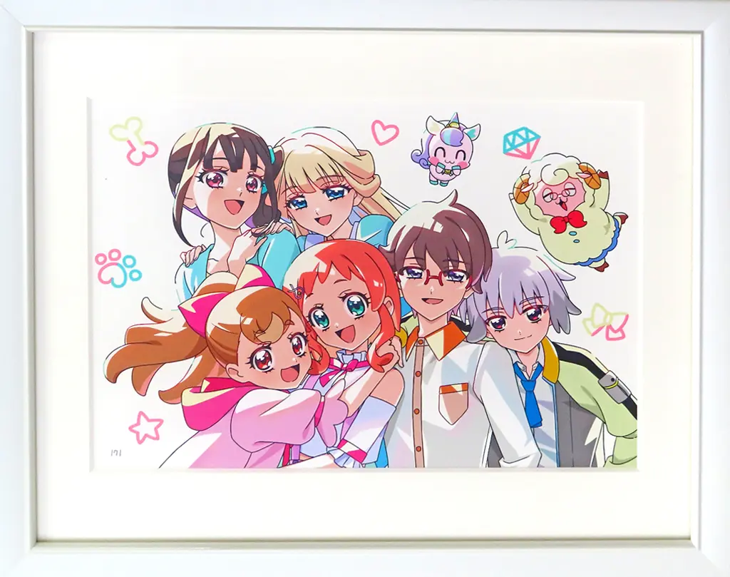 付属品付)わんだふるぷりきゅあ！ 額装高精細アート 最終話エンドカード