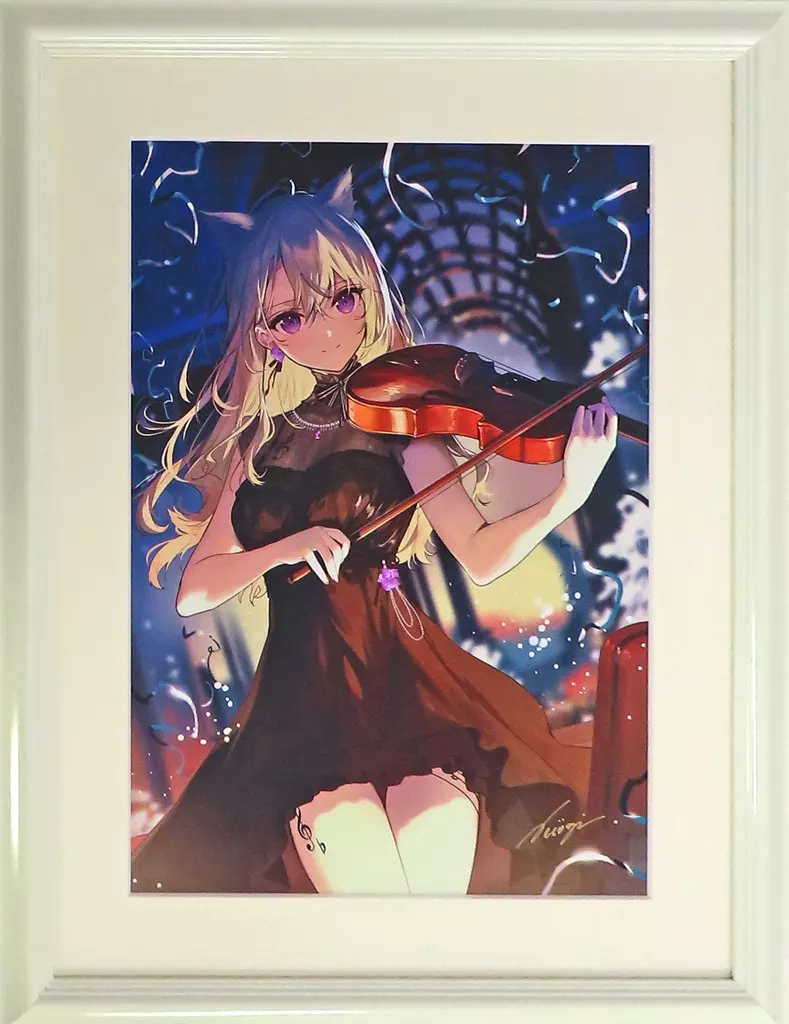 【necomi】 A3複製原画・キミに奏でる 差分イラスト