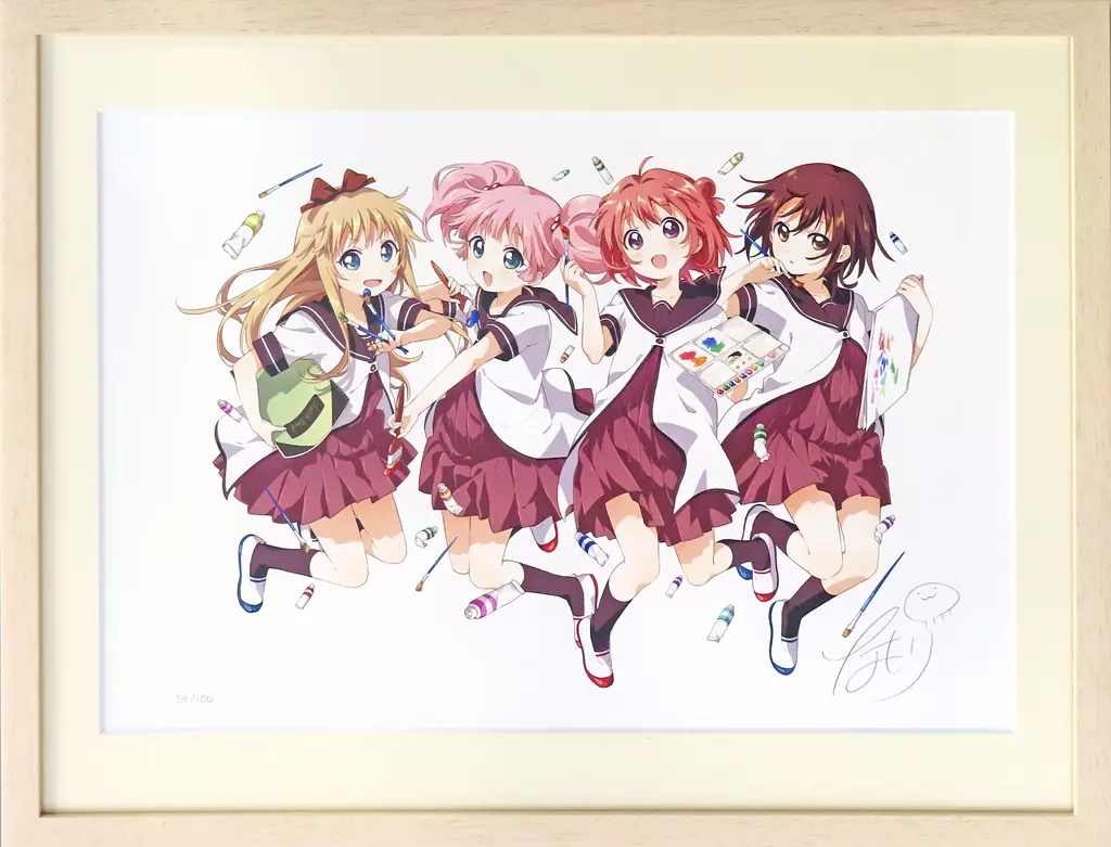 なもり画業15周年記念作品展 直筆サイン入り 描き下ろしアートグラフB