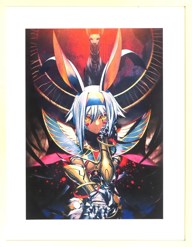 付属品付)A4サイズ高精彩複製画(ニトクリス〔オルタ〕)/ Fate/Grand Order Servant Art Chronicle -最終再臨展-