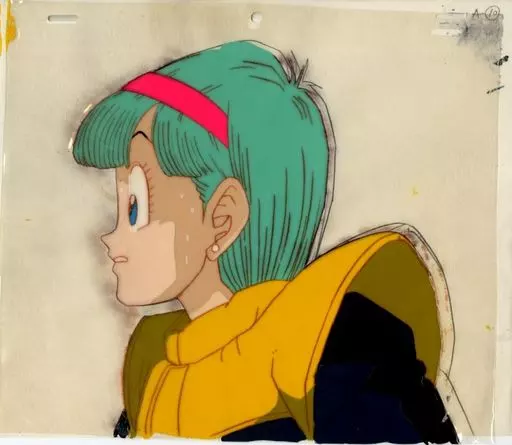 ドラゴンボールＺ ブルマ セル画 動画 その② ドラゴンボールZ セル画 ブルマ 動画 直筆背景付｜Yahoo!フリマ