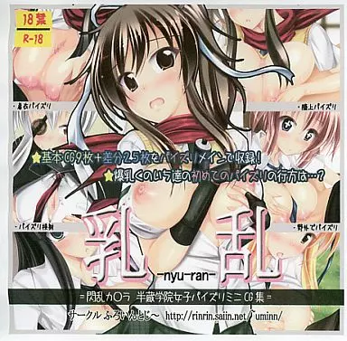 乳乱 -nyu-ran- 閃乱カ○ラ 半蔵学院女子パイズリミニCG集 / ふろいんとじー