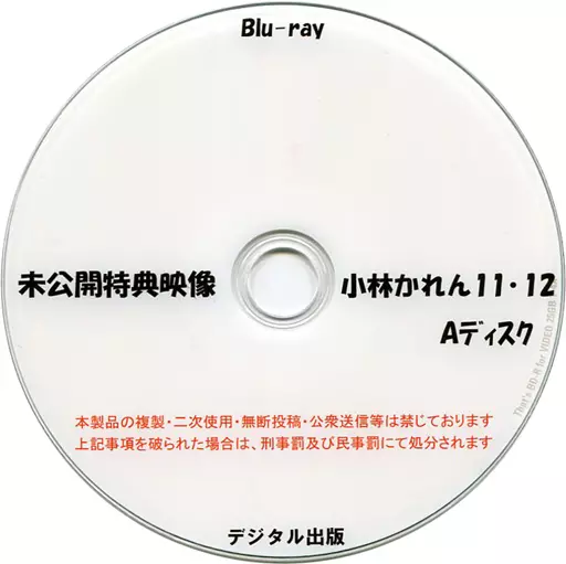 未公開特典映像 小林かれん 11・12 Aディスク / デジタル出版