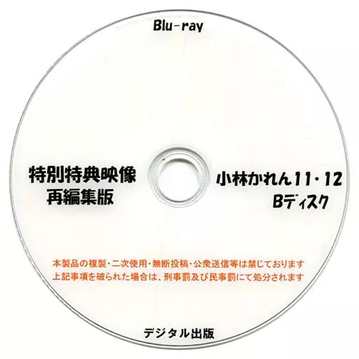 特別特典映像再編集版 小林かれん 11・12 Bディスク / デジタル出版