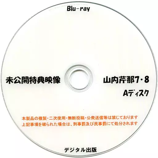 未公開特典映像 山内芹那 7・8 Aディスク / デジタル出版