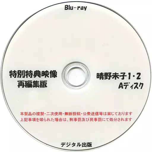 特別特典映像再編集版 晴野未子 1・2 Aディスク / デジタル出版