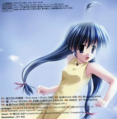 VAGUE3 / CODE ZTS LABEL 同人音楽CD CLANNADなど 駿河屋 - 【買取】VAGUE / CODE ZTS LABEL（ミュージック）