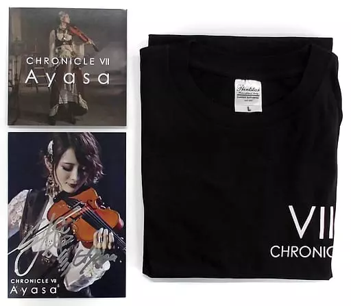 Ayasa CHRONICLE Ⅶ 直筆サイン入りカード付き 駿河屋 -<中古>Ayasa / CHRONICLE VII[直筆サインカード+Tシャツ