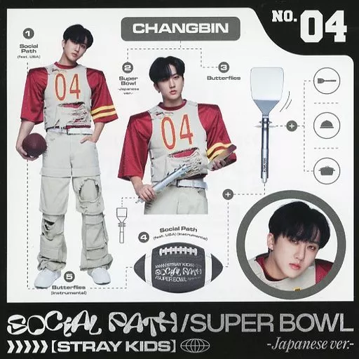 Stray Kids / Social Path(feat.LiSA)/Super Bowl-Japanese ver.-[FANCLUB会員限定盤(Changbin盤)]
