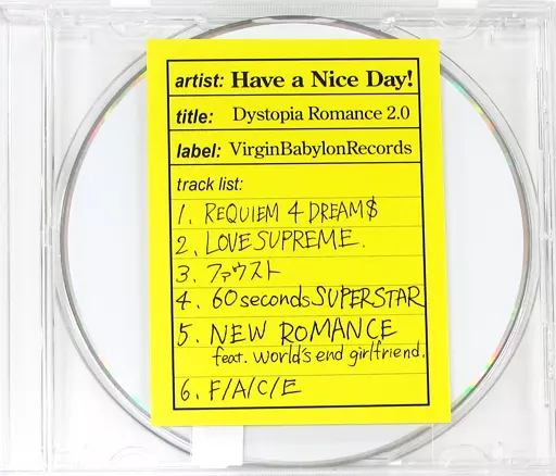 駿河屋 - 【買取】Have a Nice Day! / Dystopia Romance 2.0（邦楽）