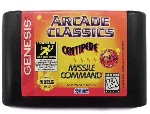 Arcade Classics（アーケードクラシック）【中古・Genesis北米版