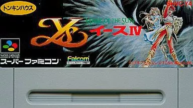 スーパーファミコンソフト　イース4と5 イース4 マスク・オブ・ザ・サン｜スーパーファミコン (SFC