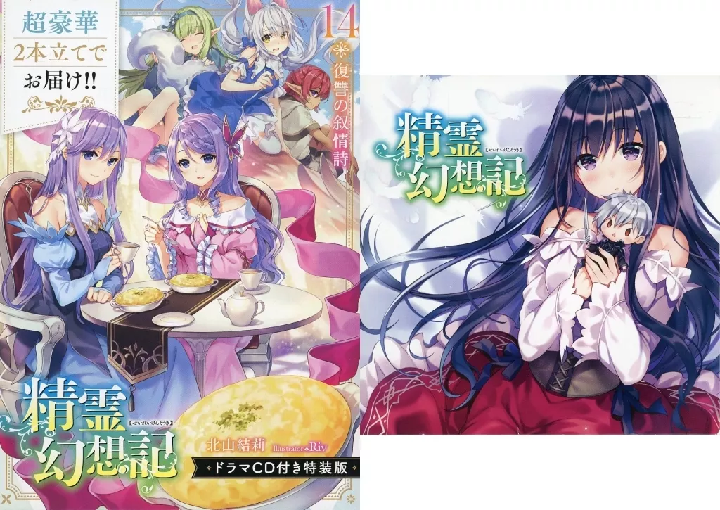 限定１４)精霊幻想記 復讐の叙情詩 ドラマCD付き特装版 メロンブックス特典紙ジャケット付