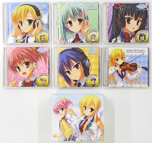 のーぶる☆わーくす キャラクターソング Vol.1～5 + オリジナル・サウンドトラック 全6巻セット[スペシャルBOX付限定版]