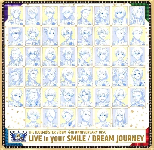315 ALL STARS/THE IDOLM＠STER SideM 4th ANNIVERSARY DISC「LIVE in your SMILE / DREAM JOURNEY」