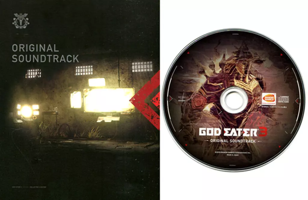 ゲームミュージックCD　GOD EATER 3(ゴッドイーター3) 初回限定生産版同梱特典オリジナルサウンドトラックCD