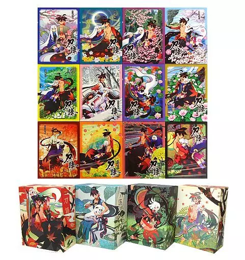 駿河屋 -<中古>刀語 完全生産限定版 BOX*4付き全12巻セット（アニメ全般）