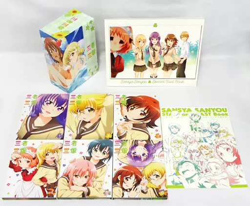 アニメBlu-ray　Disc　三者三葉 初回生産限定版 全6巻セット(アニメイト全巻収納BOX付き)