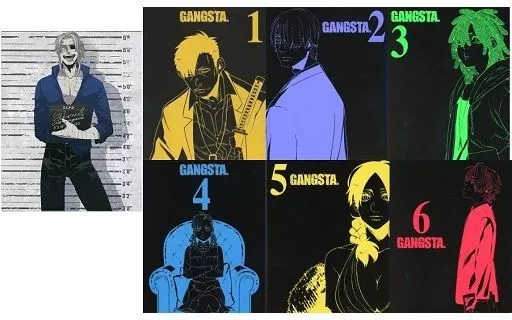 アニメBlu-ray　Disc　GANGSTA. 特装限定版 BOX付き全6巻セット