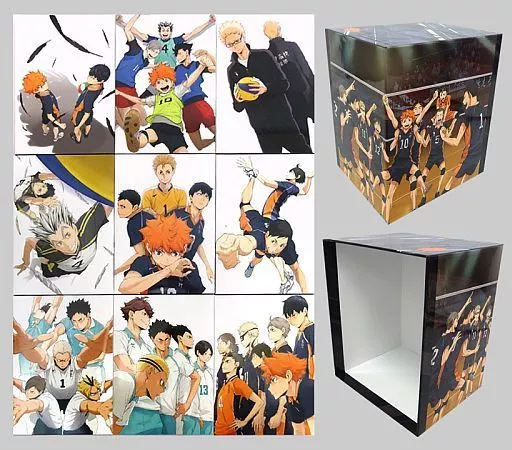 アニメBlu-ray　Disc　ハイキュー!!セカンドシーズン 初回生産限定版 全9巻セット(TSUTAYA全巻収納BOX付き)