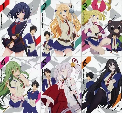 アニメBlu-ray　Disc　武装少女マキャヴェリズム 限定版 全6巻セット