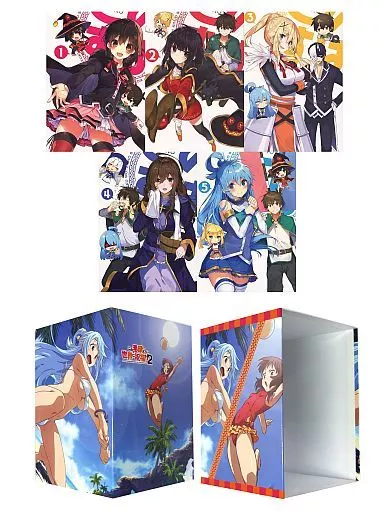 アニメBlu-ray　Disc　この素晴らしい世界に祝福を!2 限定版 全5巻セット(HMV全巻収納BOX付き)