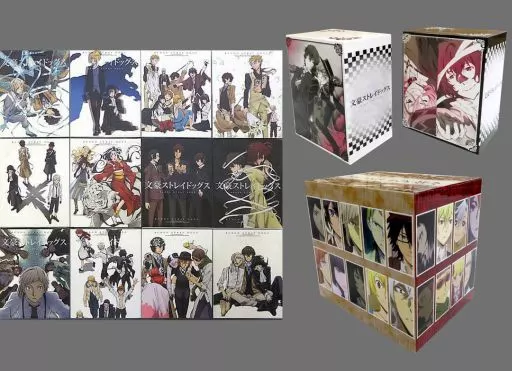 アニメBlu-ray　Disc　文豪ストレイドッグス 限定版 全12巻セット(とらのあな全巻収納BOX*3付き)