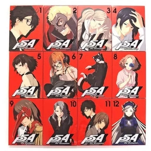 アニメBlu-ray　Disc　ペルソナ5 完全生産限定版 全12巻セット