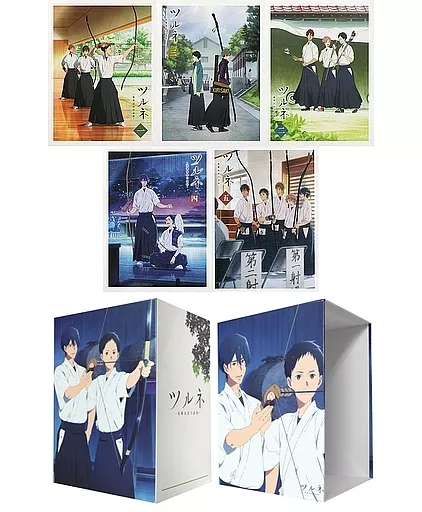 ツルネ -風舞高校弓道部- 初回版 全5巻セット(HMV全巻収納BOX付き)