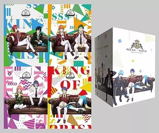 アニメBlu-ray　Disc　KING OF PRISM -Shiny Seven Stars- 初回仕様版 全4巻セット(Amazon.co.jp全巻収納BOX付き)