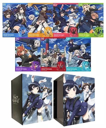 アニメBlu-ray　Disc　ブレイブウィッチーズ 限定版 特別編を含む全7巻セット(ソフマップ全巻収納BOX付き) 駿河屋 -<中古>ブレイブウィッチーズ 限定版 特別編を含む全7巻