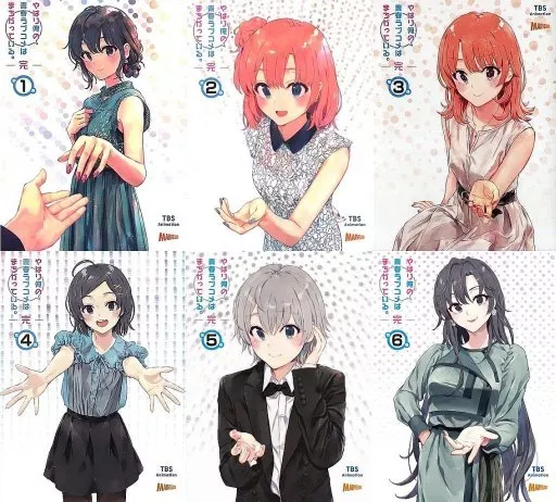 アニメBlu-ray　Disc　不備有)やはり俺の青春ラブコメはまちがっている。完 初回限定版 全6巻セット(状態：書き下ろし新作文庫小説欠品)
