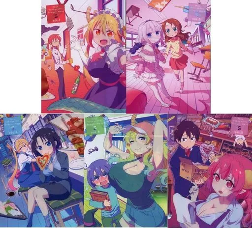 アニメBlu-ray　Disc　小林さんちのメイドラゴンS 初回限定版 全5巻セット