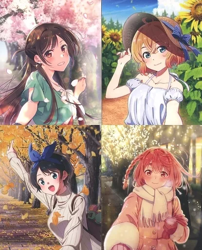 アニメBlu-ray　Disc　不備有)彼女、お借りします Blu-ray 全4巻セット(状態：スリーブケース欠品)