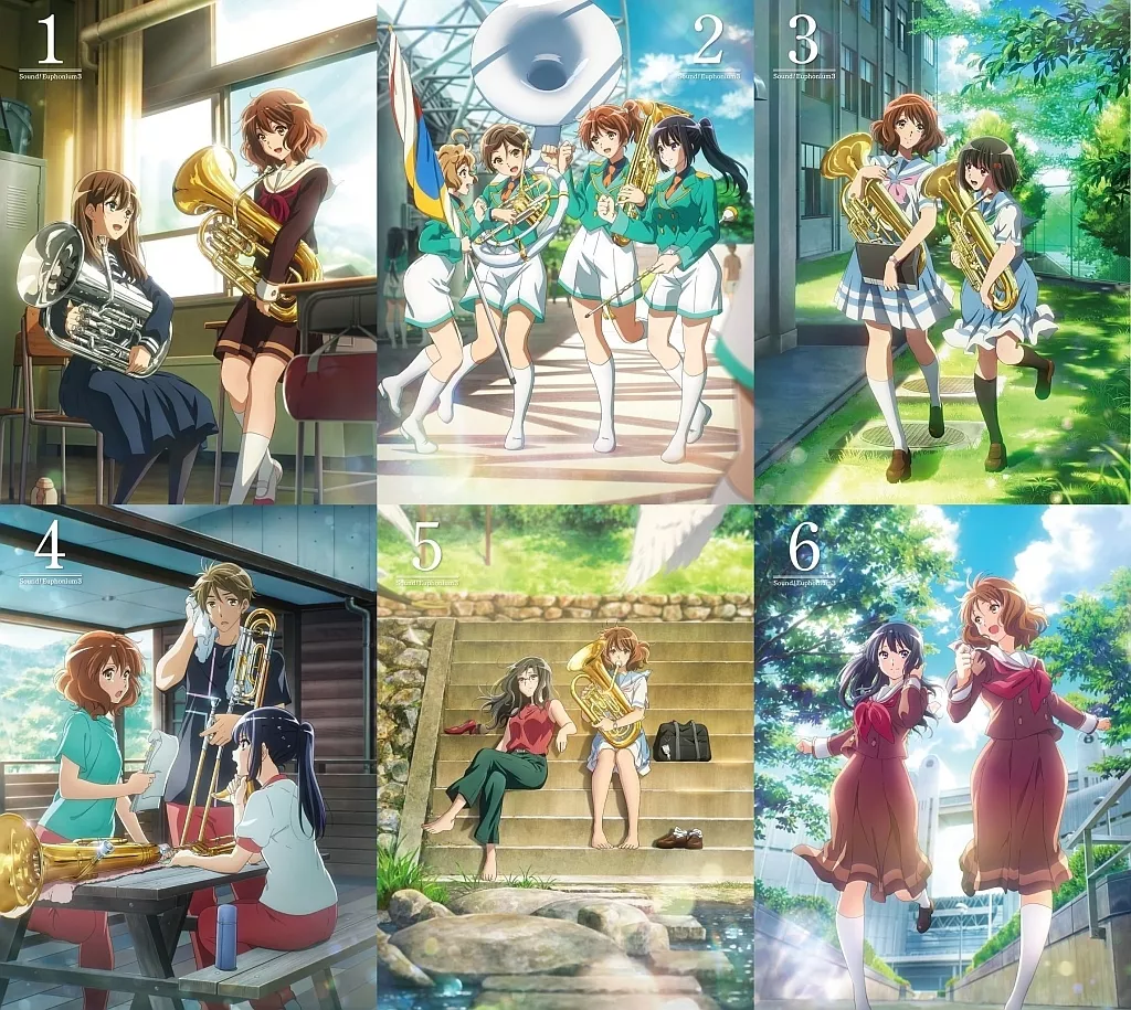 アニメBlu-ray　Disc　響け!ユーフォニアム3 初回版 全6巻セット