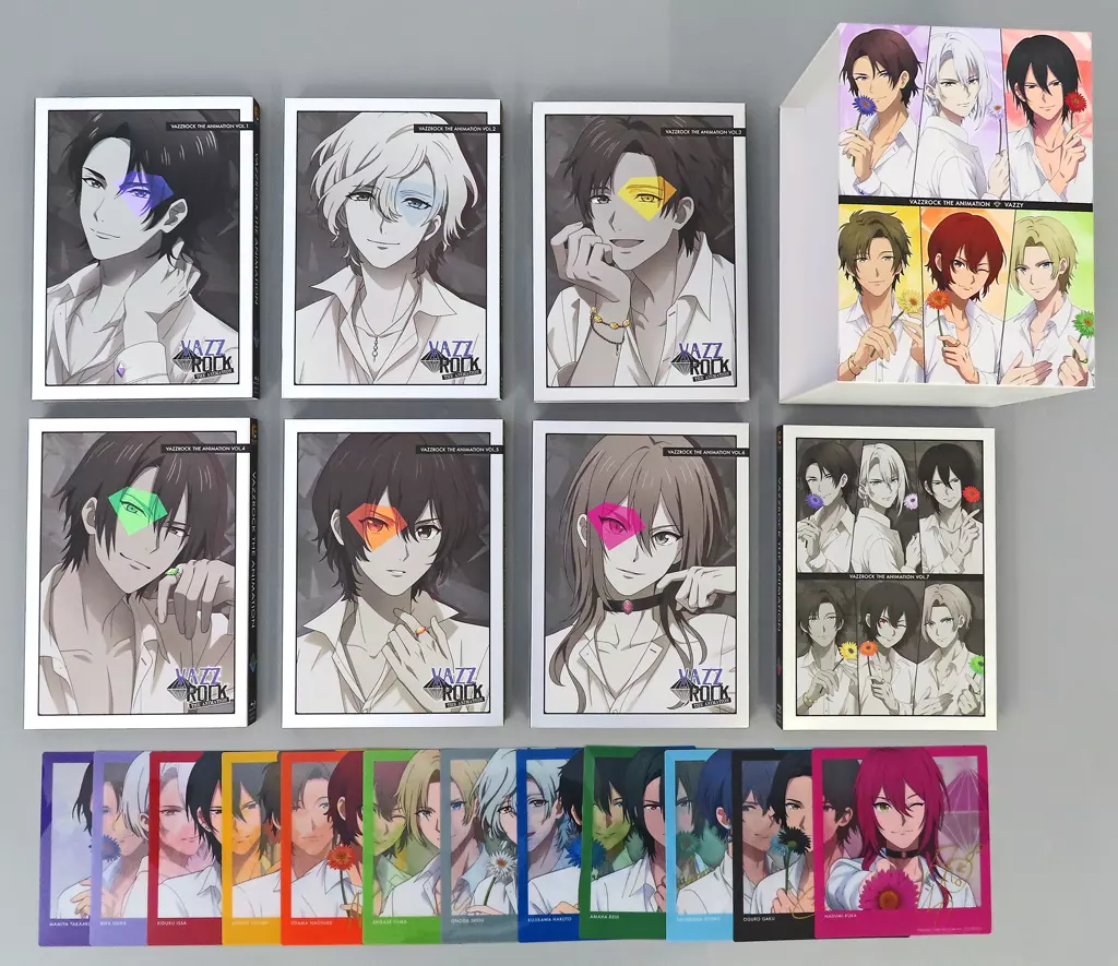 アニメBlu-ray　Disc　VAZZROCK THE ANIMATION 全7巻セット(全巻収納BOX付き)