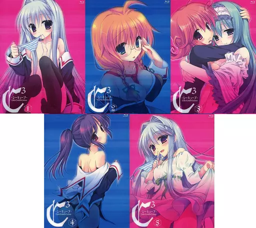 C3-シーキューブ　Blu-ray　セット　ボックス付き〈期間限定版〉 駿河屋 -<中古>ランクB)C3 -シーキューブ- 期間限定版 BOX付き全5巻