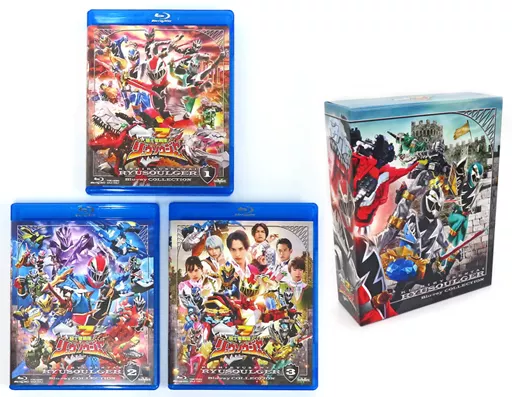 特撮Blu-ray　Disc　騎士竜戦隊リュウソウジャー Blu-ray COLLECTION 初回版 BOX付き全3巻セット