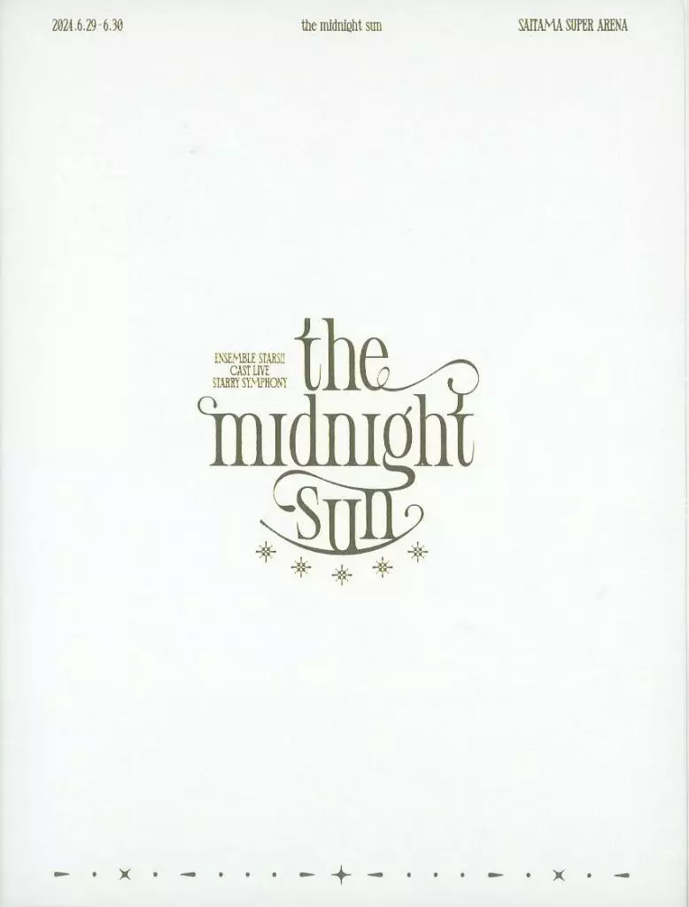 Ensemble Stars!!Cast Live Starry Symphony-the midnight sun- BOX盤 (修正版)
