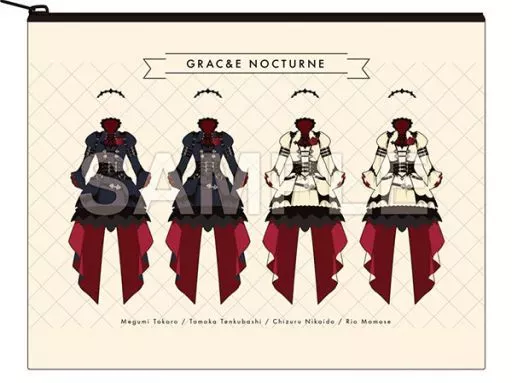 夜想令嬢 -GRAC＆E NOCTURNE- コットンポーチ 「アイドルマスター ミリオンライブ!」