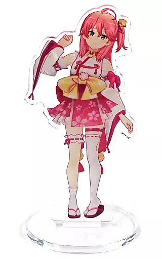 ホロライブ×アトレ秋葉原　正月衣装　アクリルスタンド　さくらみこ 駿河屋 -<中古>さくらみこ 正月アクリルスタンド 「バーチャルYouTuber