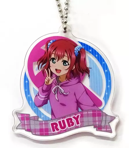 黒澤ルビィ 「セガコラボミュージアム ラブライブ!シリーズ 9th ANNIVERSARY! アクリルキーホルダー(Aqours/Saint Snow パーカー)」
