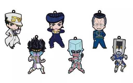 全6種セット 「ジョジョの奇妙な冒険 第四部 ダイヤモンドは砕けない ラバーストラップコレクション Vol.1」